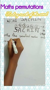 maths permutations finding rank explanation