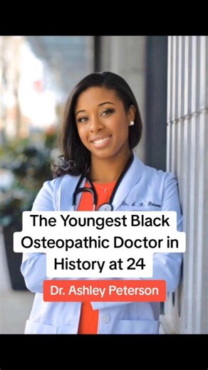 The Youngest Black Osteopathic Doctor in History at 24 - Dr. Ashley Peterson | RisingAfrica.org