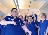 Nurses keep spirits up with dance after treating Covid-19 patients