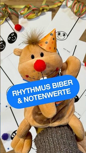 RHYTHMUS BIBER 🦫 Bunte Notenwerte| Spielend lernen #flohimohrtv