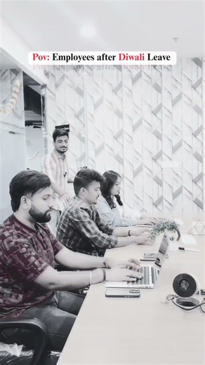 POV: Employees After Diwali Leave 😂 | JC Software Solution #youtubeshorts #jcsoftwaresolution #funny