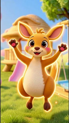 Bounce Bounce Kangaroo! | Kangaroo Playground Jump Dance | WiggleGiggle-Go