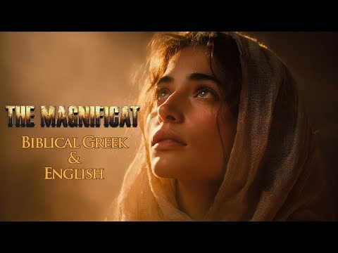 Mary's Song with Heavenly Angels | The Magnificat in Biblical Greek and English | Luke 1:46-55