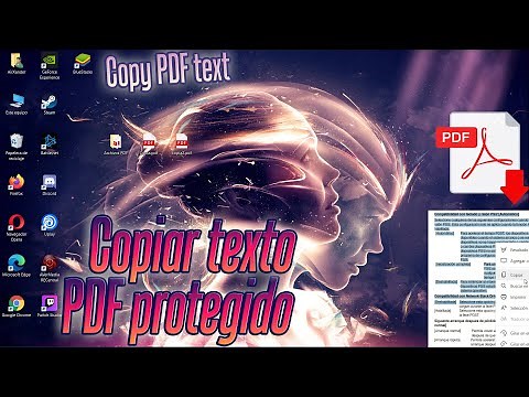 Copy text from a protected PDF without using programs | texts from a PDF that does not allow copying