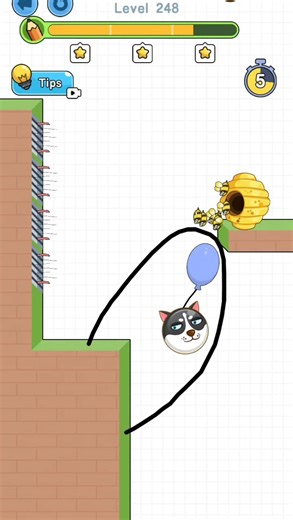 Save The Doge - Gameplay Walkthrough (iOS & Android) Level 248 #shorts #games #funny