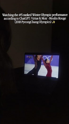 Tessa Virtue and Scott Moir’s Moulin Rouge at the 2018 Winter Olympics#winterolympics #figureskating