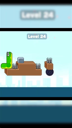 Eat the Apple 🍎 Level 24 Apple Worm #viral #appleworm #gaming #game #gameplay