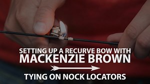 5.1K views · 179 reactions | Happy Friday! We're continuing our newest in-depth educational mini-series where we'll be releasing a video every Friday highlighting common recurve bow tuning techniques and tricks, all brought to you by 2016 U.S. Olympic Team Member Mackenzie Brown. This week Mackenzie goes over how to tie on a nock locator! | Lancaster Archery Supply | Facebook