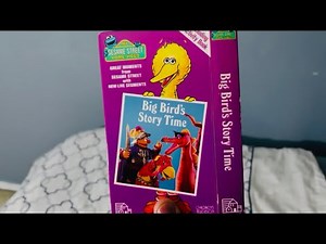 Sesame Street Big Bird’s Story Time Original 1987 Random House VHS Overview