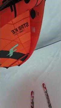 Fast Winter Winging Through Heavy Snow | F-One Strike CWC V3 8m