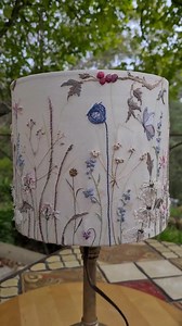 Hand Embroidery Lampshade Pattern. Wildflower Meadow Hand Embroidery. PDF Pattern & Instructions INSTANT DOWNLOAD by Taetia - Etsy