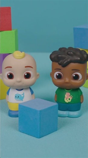 Cody helps JJ stack blocks We got so many toys! #toyplay
