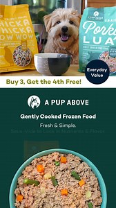 Discover the benefits of fresh, gently cooked food with A Pup Above! | Pet Food Express