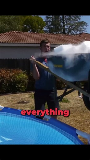 Dry Ice + Warm Water = INSTANT Fog Explosion