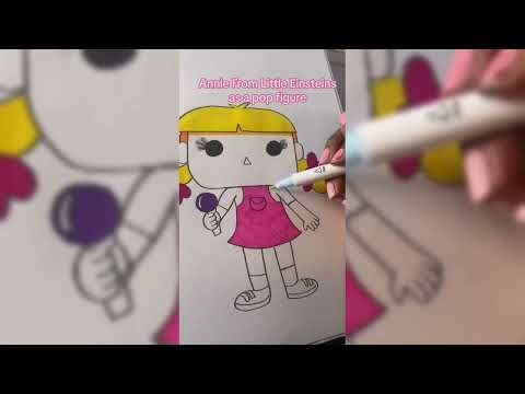 Drawing little Einstein’s characters as Pop Figures