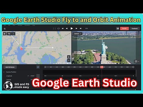 How to Use Google Earth Studio | Fly-to and Orbit Animation