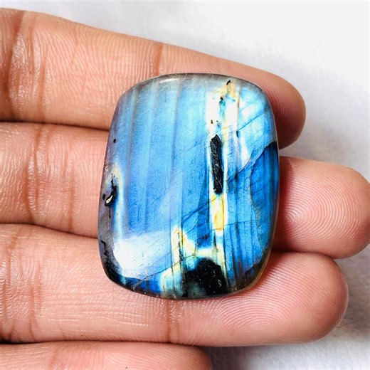 Spectrolite Labradorite Cabochon Unique Gemstone Handmade Stone Size 36x27x6 MM Rectangle Shape Wonderful Gemstone Best Labradorite - Etsy