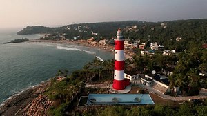 Lighthouse On Sea Coastline Sunset Aerial Stock Footage Video (100% Royalty-free) 3590756425 | Shutterstock