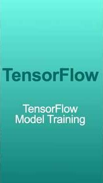 TensorFlow Model Training #python #coding #developer #techtips