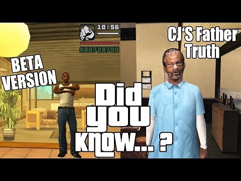 GTA San Andreas Secrets and Facts 16 Beta Features, CJ's Father, Myths, Legends