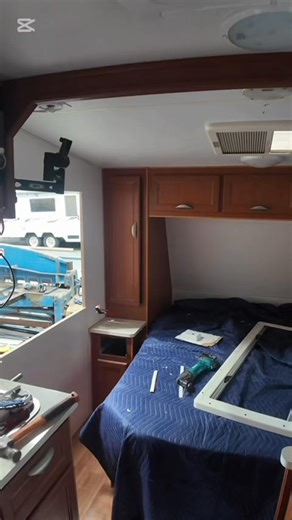 I dunno why it’s uploading it such bad quality, I am sorry 😓 Crazy Crusader water damage rebuild, check this out ! 🥵 part 2 and final part 🙂 #caravan # repair # travel #rebuild #workshop | Affordable Caravans - Service & Repairs