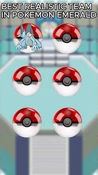 Best Realistic Team in Pokémon Emerald #pokemon #pokemonemerald #pokémon