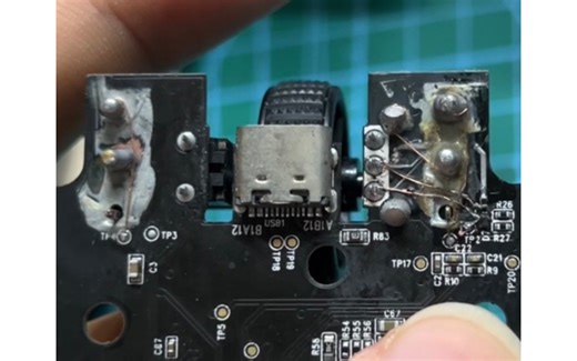 雷蛇毒蝰v2Pro 光微动改机械微动 热插拔 这个编码器飞线整麻了 比毒蝰终极版难搞多了