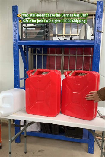 Durable Steel Gas Can for Safe Fuel Storage