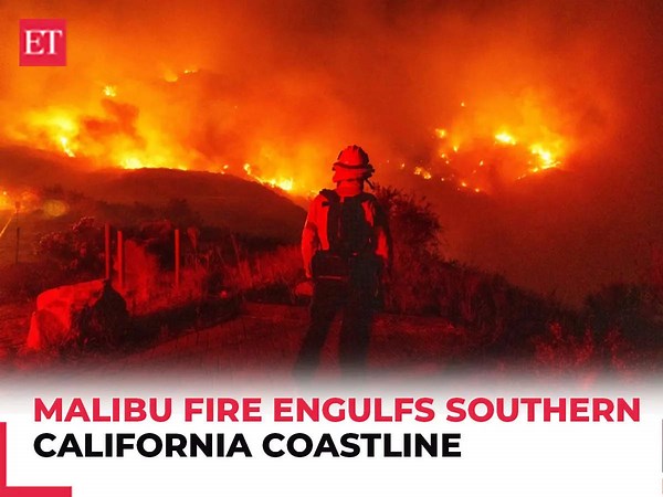 Malibu wildfire tears through South California coastline, forces celebrities and residents to flee