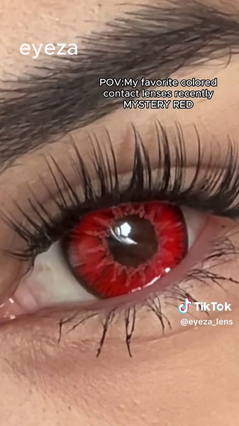 Lentes de contacto rojos: ¡Descubre el misterio! ✨
