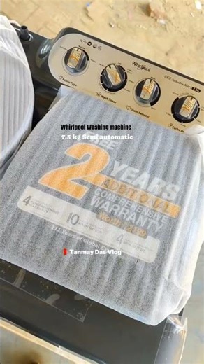 Whirlpool semi automatic washing machine 7.5kg #whirlpool #washingmachine