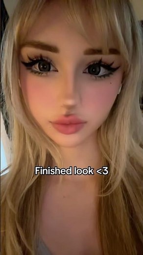 Easy E-girl makeup look! Will you try it?🖤⛓️🎀 #makeuptutorial #egirl