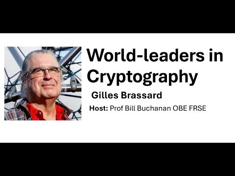 World-leaders in Cryptography: Gilles Brassard