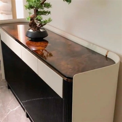Victor on Instagram: "🗄️ Bentley Sideboard · Refined Storage, Iconic Presence ✨ Inspired by the timeless elegance and precision of Bentley, this Bentley Sideboard transforms storage into a statement of luxury living. Defined by clean architectural lines and a strong horizontal silhouette, the cabinet features premium finishes, refined detailing, and perfectly balanced proportions that bring calm authority to the dining space. Behind its elegant façade lies generous, well-organized storage — des