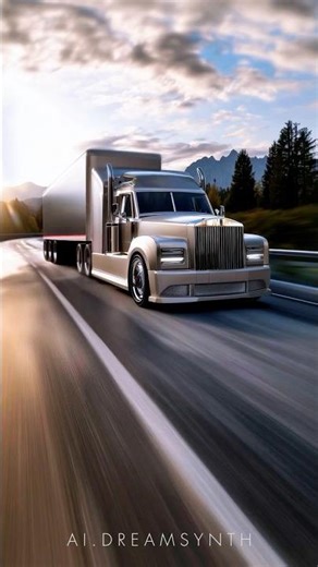V8 Rolls Royce Superliner Semi-trailer Truck #rollsroyce #semitruck #v8 #semitrailer #luxury #4k