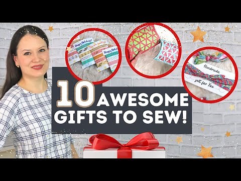 10 EASY STOCKING STUFFERS to sew that people will LOVE and USE! + extra ideas, how to wrap and more!