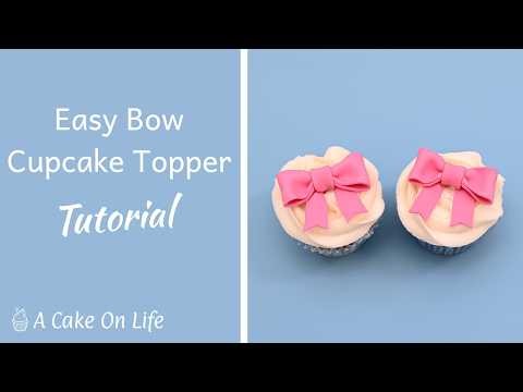 Mastering the Perfect Fondant Bow Cupcake Topper Tutorial for Beginners