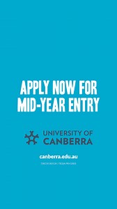 It’s time to back yourself. A degree at UC gives you real experience, real direction, and real opportunities—so you can move forward with confidence. Mid-year entry is open—where will it take you? | University of Canberra