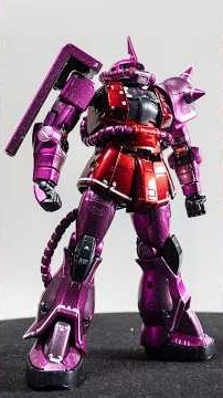 キャンディ塗装で全塗装 RG 1/144 MS-06S シャア専用ザク ／ 機動戦士ガンダム #ガンプラ