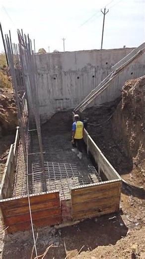 Box Culvert ( Raft )Concrete Pouring Work #concrete #boxculvert #construction #bride