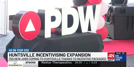 700 new jobs coming to Huntsville thanks to incentive package from the city council