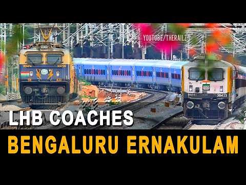 Brand New LHB Coaches Ernakulam Bengaluru Intercity Express #trainvideos #train #railgadi #rail