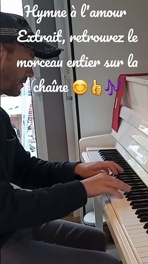 hymne à l'amour- Edith Piaf- piano #edithpiaf #hymnealamour #piano