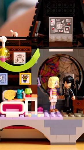 Creepy meets colorful  Build the ultimate dorm duo; Wednesday & Enid! Available at Toy Station  | Toy Station | Facebook