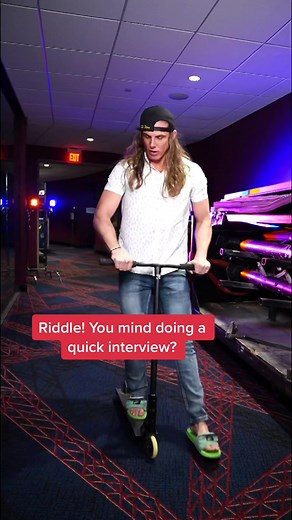 Interview with WWE Superstar Riddle - TikTok Challenge