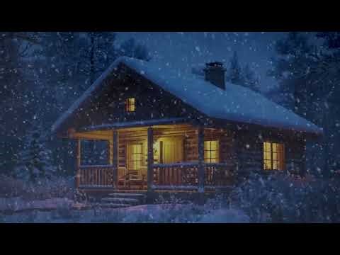 Relaxing Snow Sounds at Night ❄️ Calm Winter Sleep Ambience – Snowvae