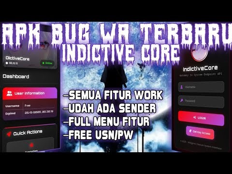 SHARE APK BUG WA TERBARU INDICTIVE CORE FREE NO PASSWORD MEDIAFIRE
