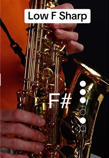 How to play Low F Sharp note #altosax #saxophone #howtoplaysaxophone #howtoplay #fsharp