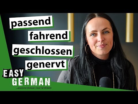 How to Turn German Verbs Into Adjectives | Super Easy German 227