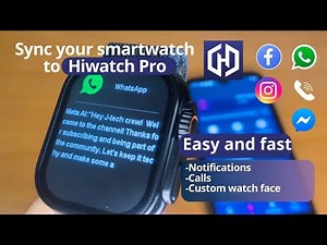 How to Connect Your Smartwatch to Your Phone with Hiwatch Pro?